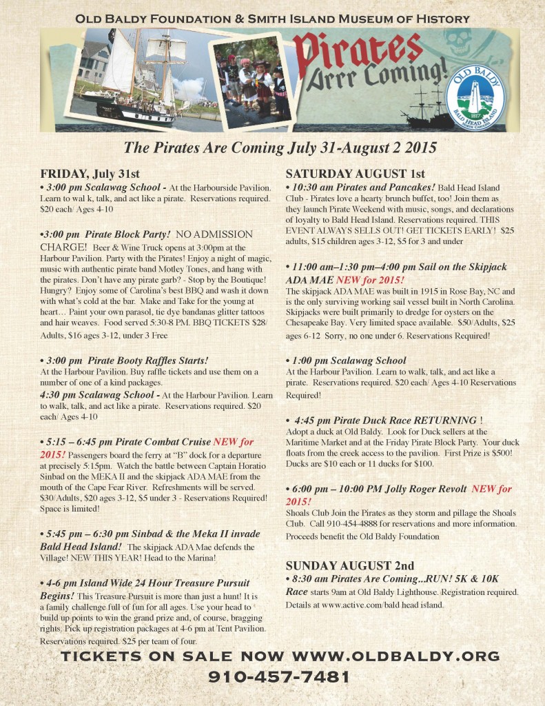 Pirates Schedule2015 Flyer